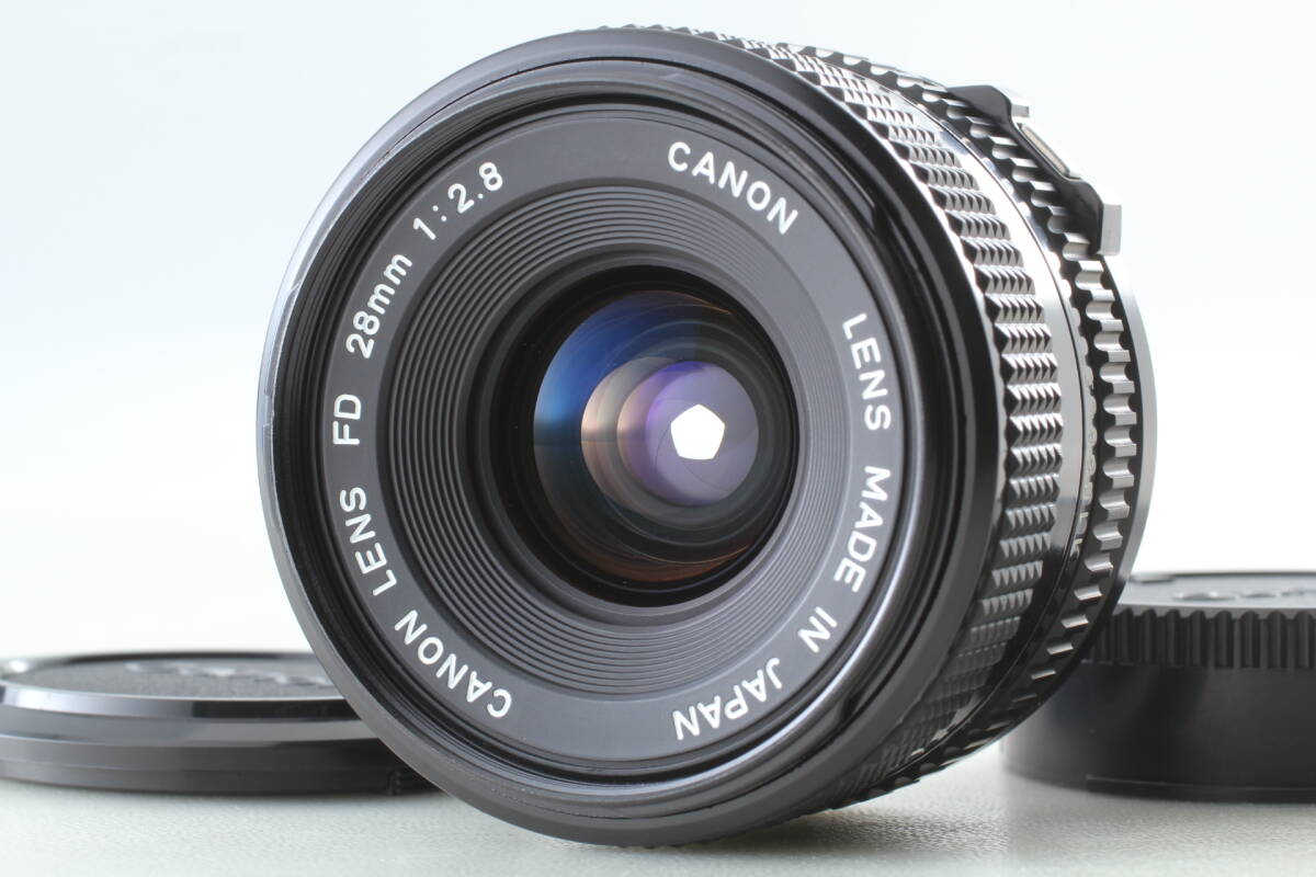 【美品】Canon New FD 28mm F2.8 広角単焦点レンズ 動作良好 EF-2330