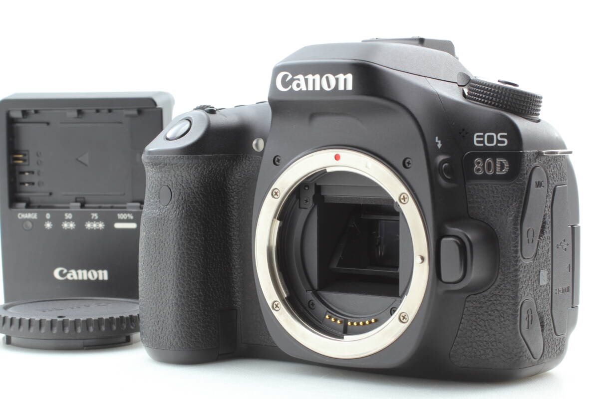 【美品】Canon EOS 80D ボディ ショット数12,846回 動作良好 EF-2332