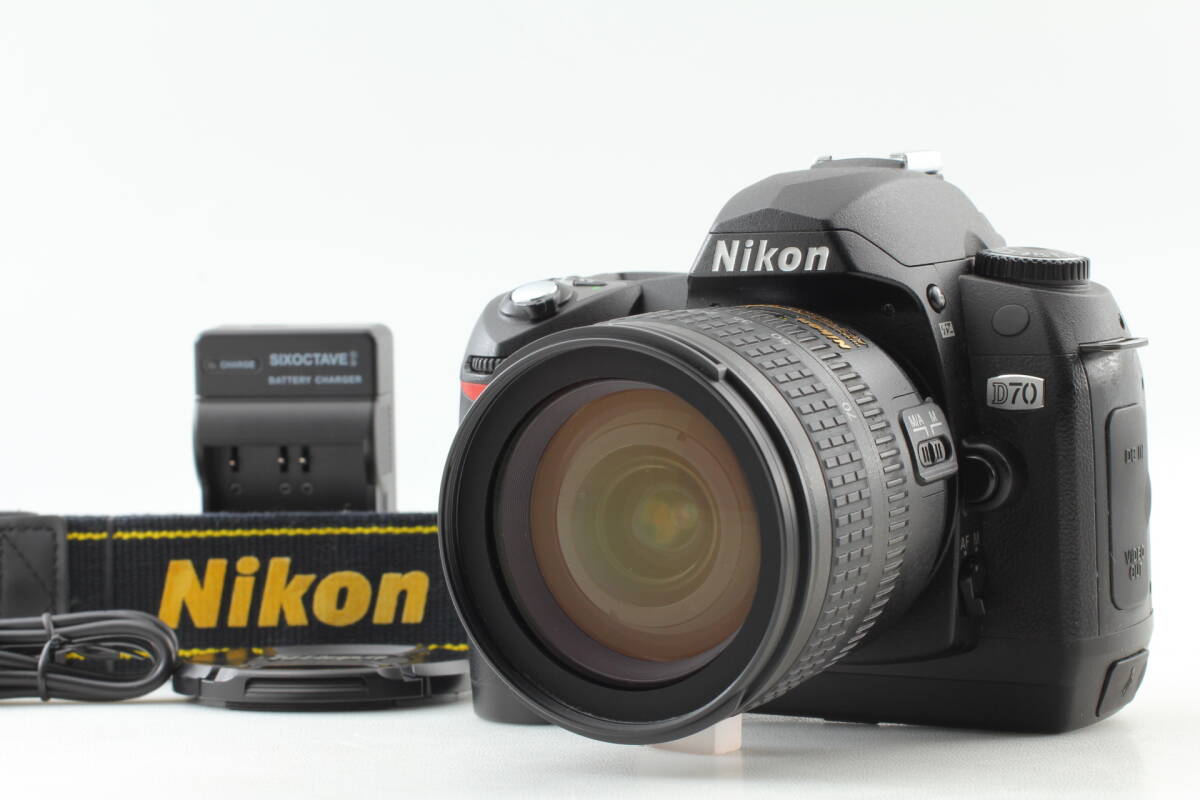 【美品】Nikon D70 AF-S DX 18-70mm F3.5-4.5G ED レンズセット 動作良好 EF-2342