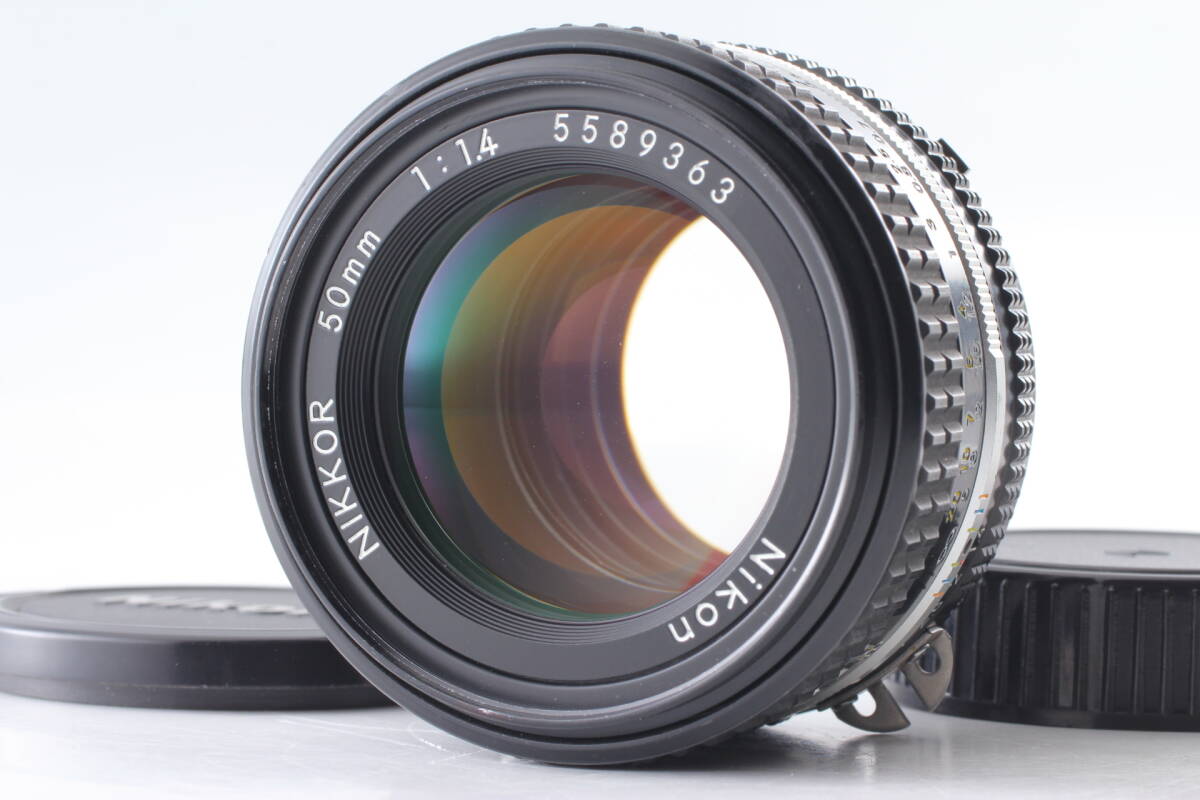【美品】Nikon AI-S NIKKOR 50mm F1.4 標準単焦点レンズ 動作良好 EF-2345