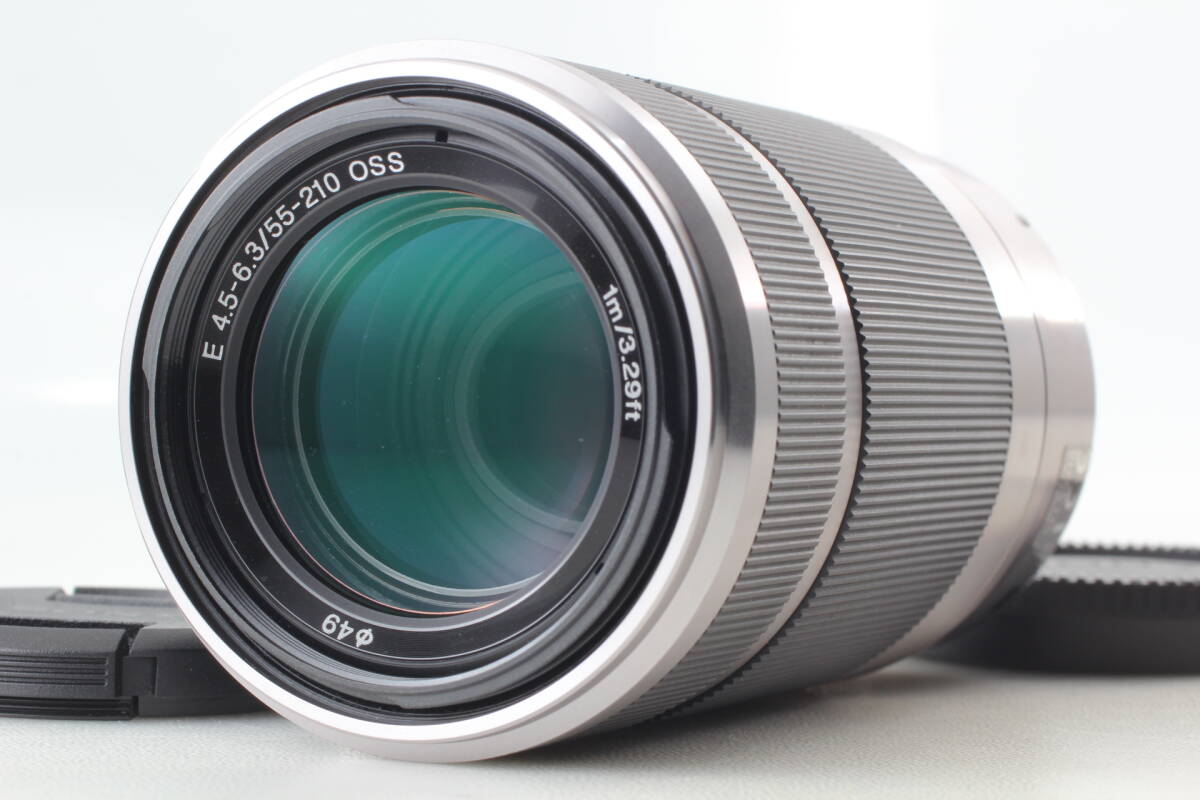 【美品】SONY E 55-210mm F4.5-6.3 OSS シルバー SEL55210 望遠ズームレンズ 動作良好 EF-2360