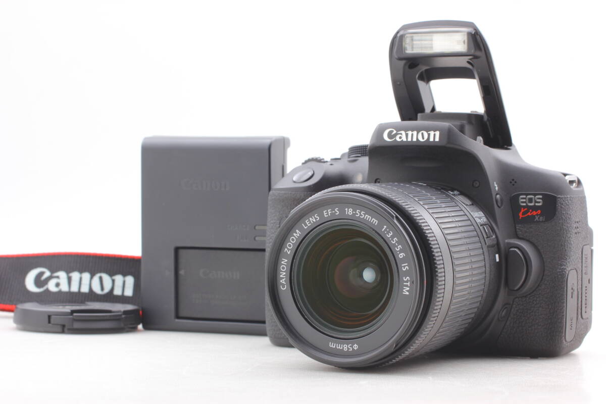 【美品】Canon EOS Kiss X8i EF-S 18-55mm IS STM レンズセット ショット数11,023回 動作良好 EF-2369