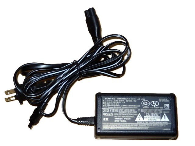 SONY純正デジタルビデオカメラ用ACアダプター AC-L15A AC-L15B（メガネケーブル込み）