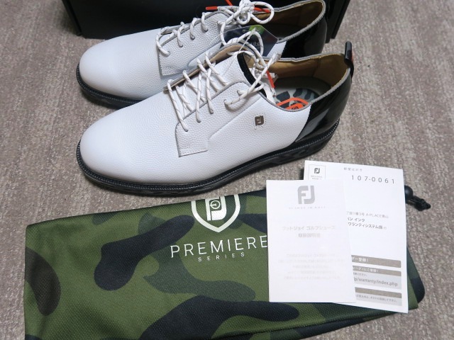 5.5万 未使用 箱付 Footjoy フットジョイ Todd Snyder別注 トッド スナイダー ドライジョイズプレミア フィールド by ToddSnyder 27.5cm