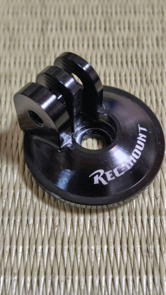 レックマウント TOPCAP1-GP (トップキャップマウント・タイプA/ゴープロHEROシリーズカメラ用/28.6mm(1-1/8)サイズ対応(キャップごと交換))