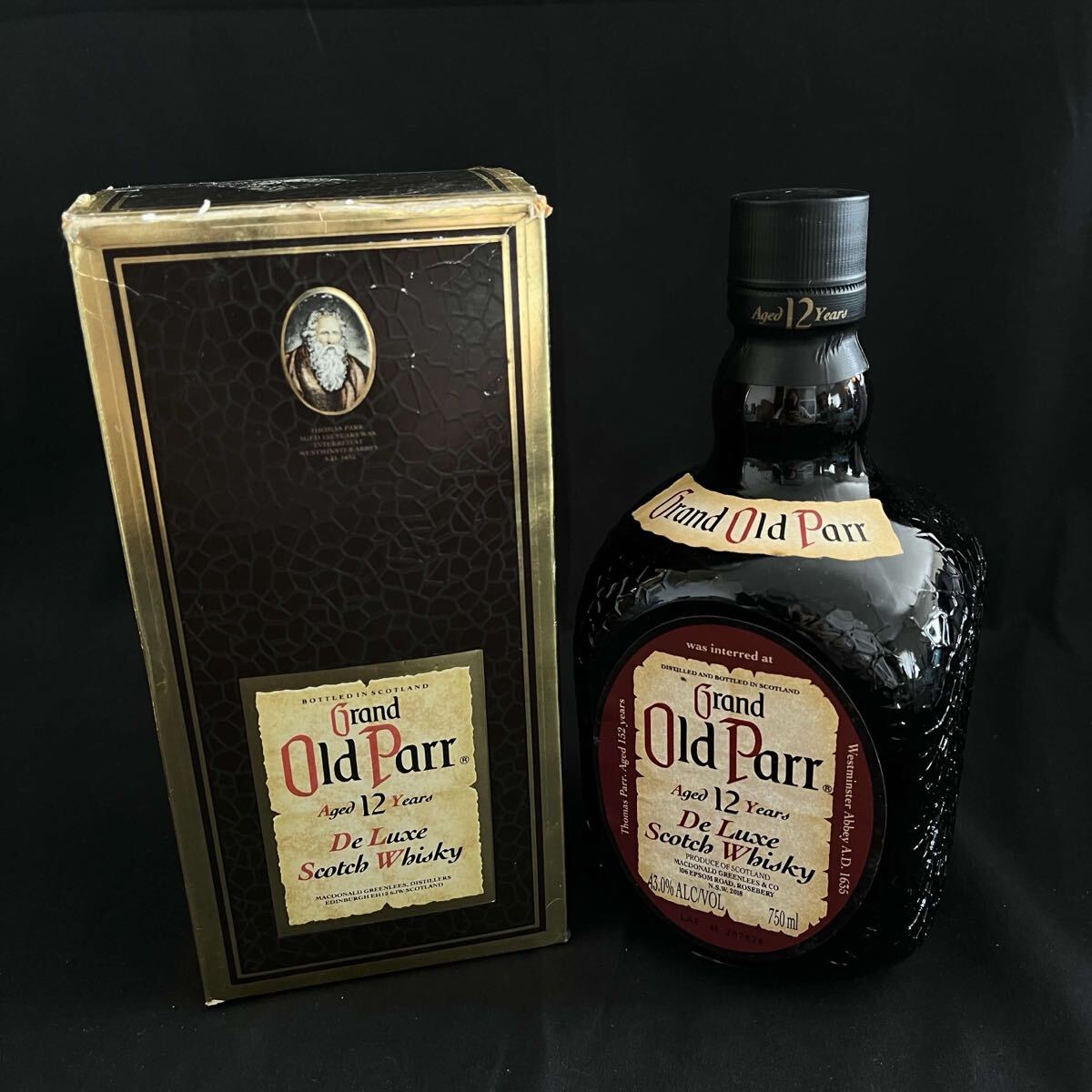R 【未開栓/箱付】グランド・オールド・パー 12年 ウィスキー 750ml 43% Grand Old Parr 古酒 whiskey R2607151