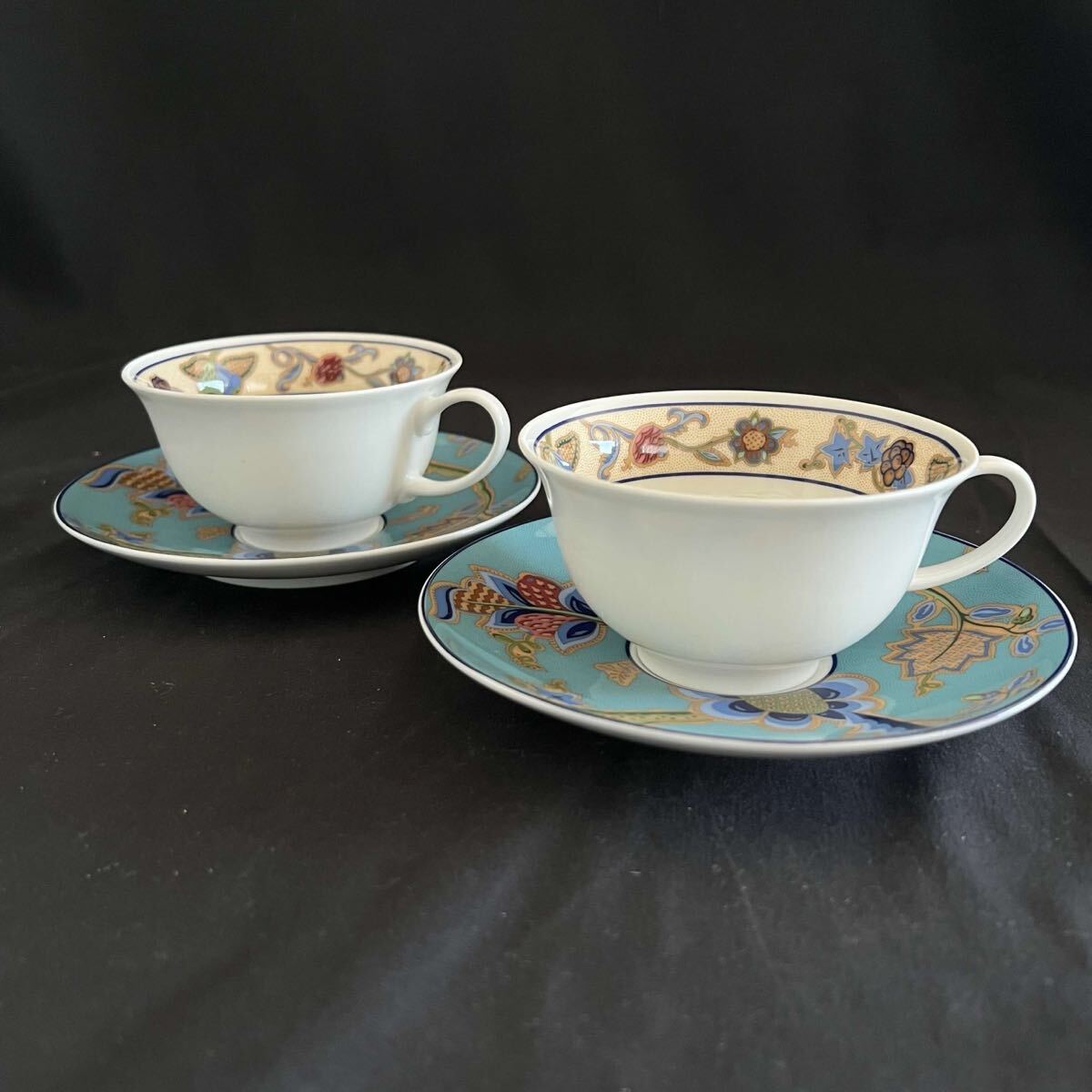 T Rosenthal ローゼンタール KENSINGTON ケンジントン Nina Campbell ニーナキャンベル カップ ソーサー 2客セット T26072310