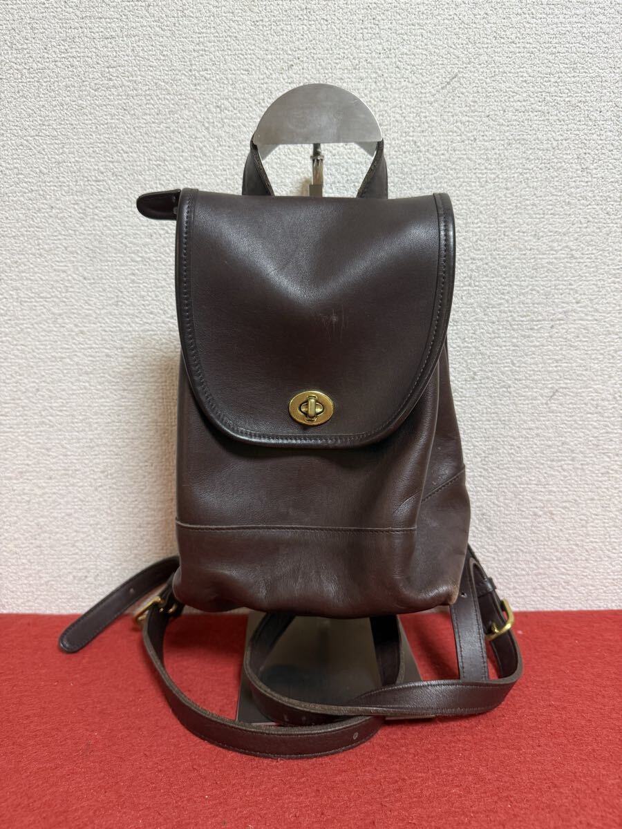 JP4753＊リュック COACH コーチ オールドコーチ リュックサック ブラウン＊