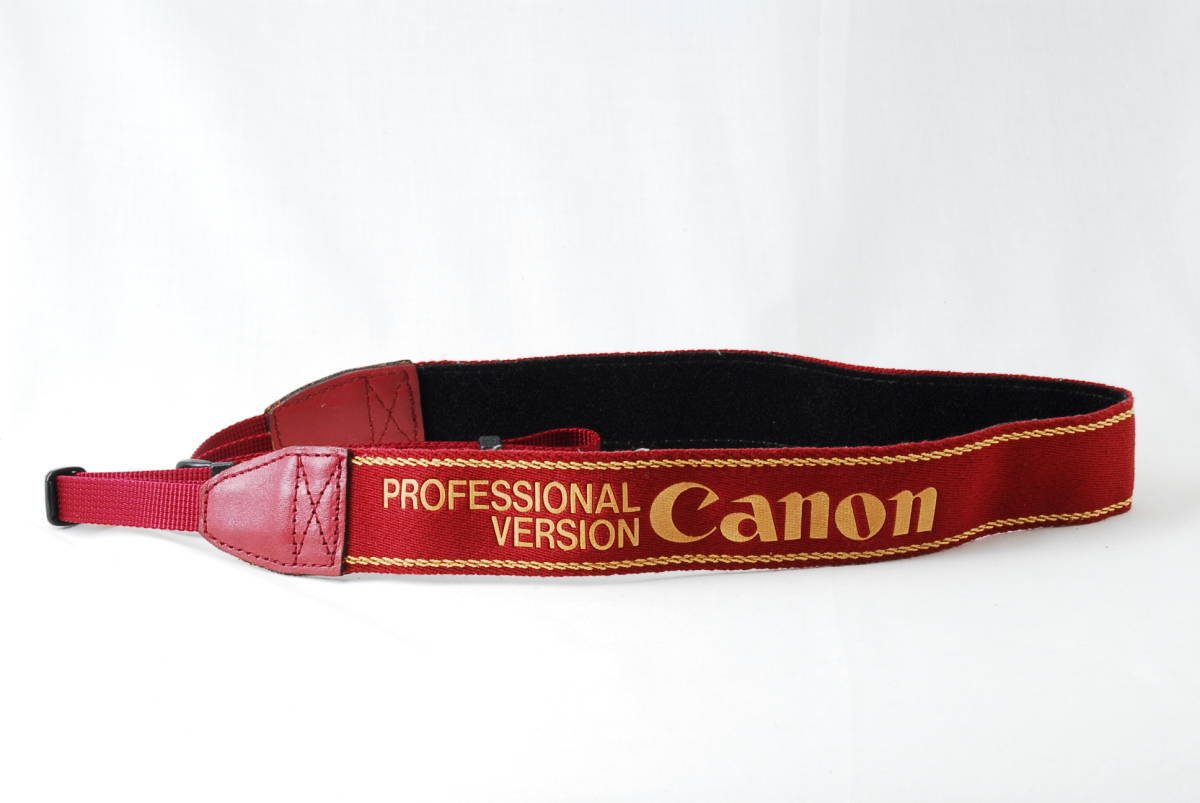 ☆貴重☆Canon キヤノン プロストラップ レンズ用 PROFESSIONAL VERSION プロフェッショナル CPS プロスト 非売品 紐幅1.5cm ストラップ☆