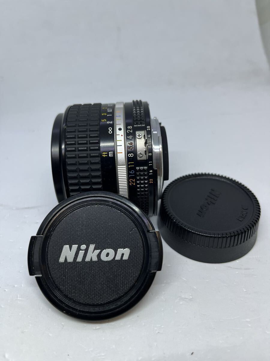 美品 Nikon ニコン NIKKOR Ai-S 24mm F2.8 ゴム切れあり