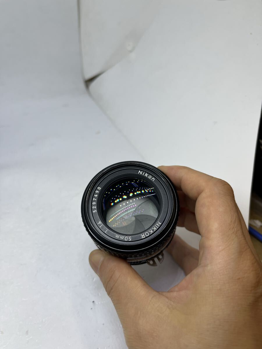 ★良品★安心動作保証付き★ Nikon Ai-S NIKKOR 50mm F1.4 S ニコン MFレンズ ブラック