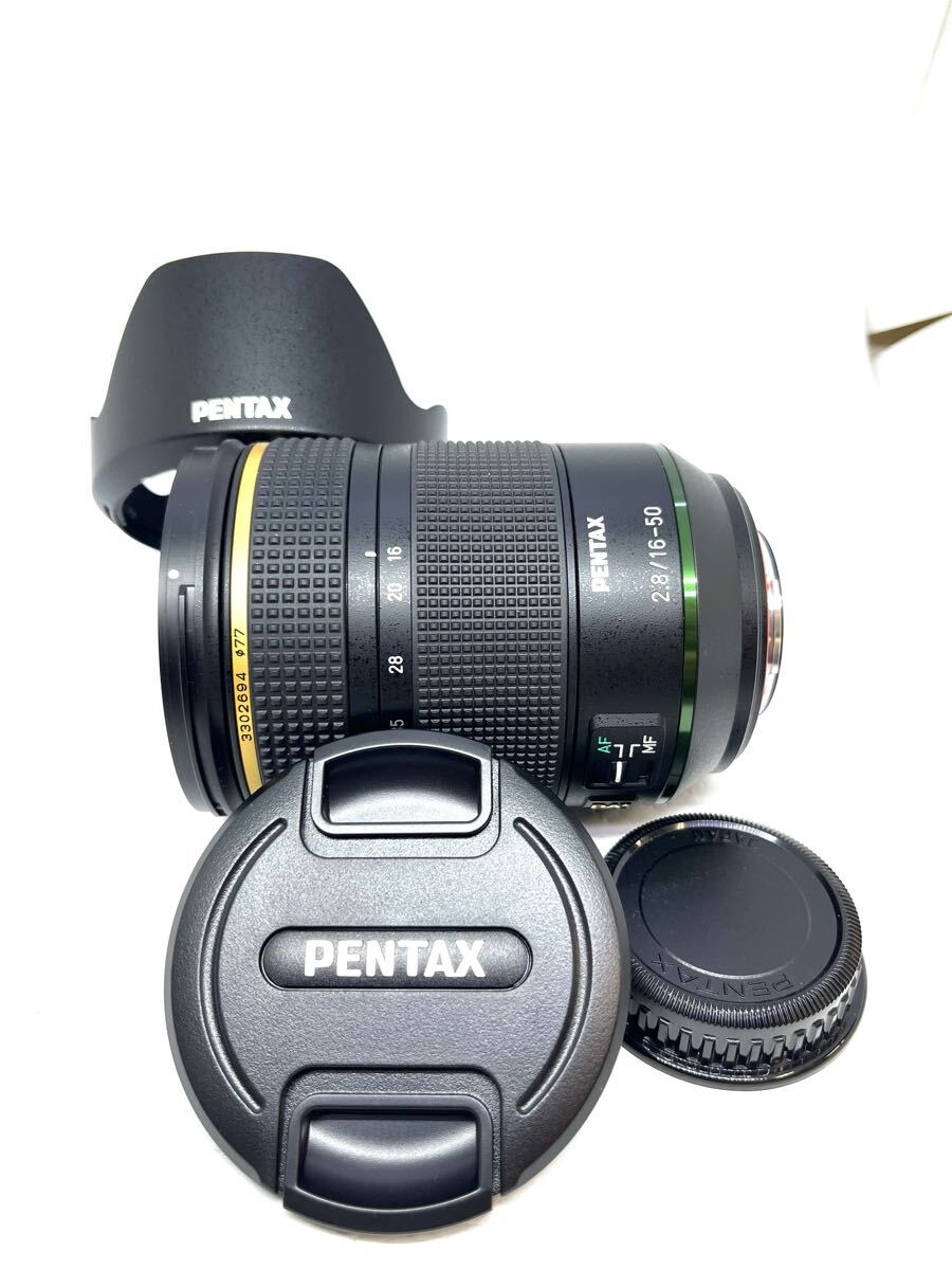 ★極上品・新品級★安心動作保証付き★ ペンタックス HD PENTAX-DA16-50mmF2.8ED PLM AW ブラック