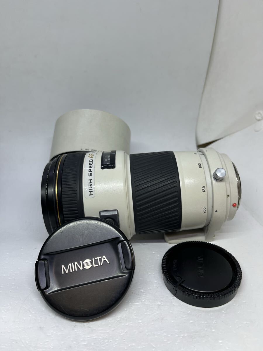 MINOLTA AF APO TELE ZOOM 80-200mm F2.8 望遠レンズ ミノルタ 完動品　ジャンク 