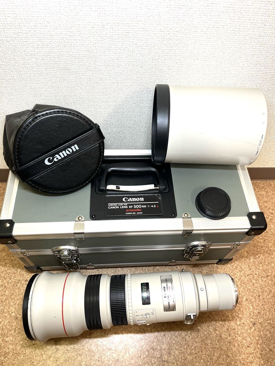 ★極上品★安心動作保証付き★ Canon EF 500mm F4.5 L USM キヤノン デジタル一眼レフカメラ 単焦点 望遠レンズ ハードケース付き