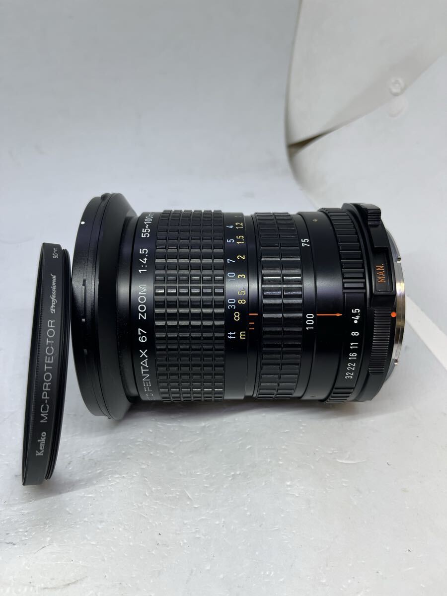 ★極上品★安心動作保証付き★ PENTAX67 ズームレンズ 55-100mm F4.5 ☆フィルター付き☆
