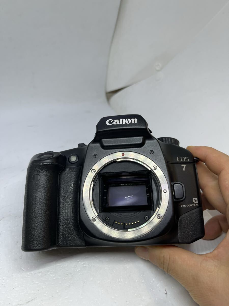 ★美品★安心動作保証付き★ Canon EOS 7 フィルム一眼レフカメラ 本体のみ EYE CONTROL カメラ ☆フラッシュ不良☆ 1円〜