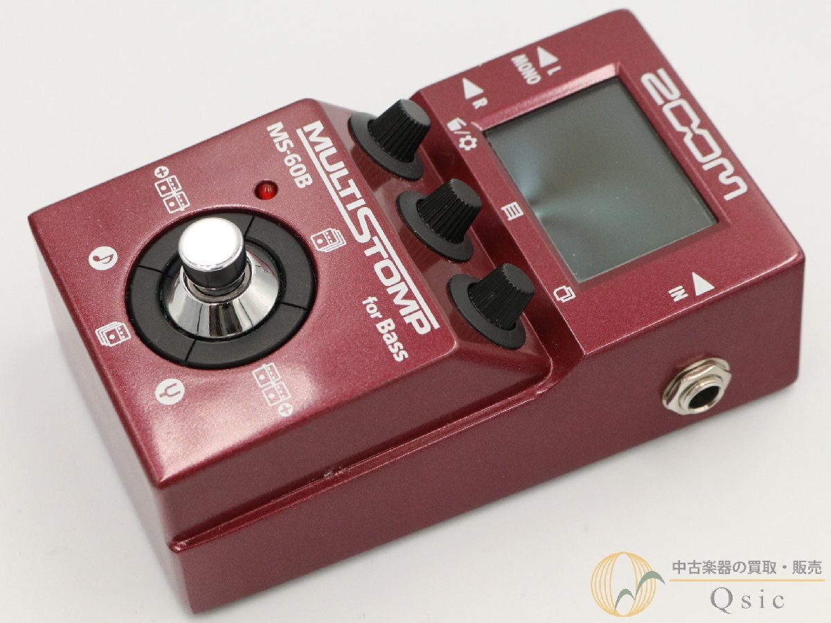 [美品] ZOOM MS-60B 小型ながら52種のエフェクトと6種のアンプモデルを内蔵！ [SM591]【神戸店在庫】