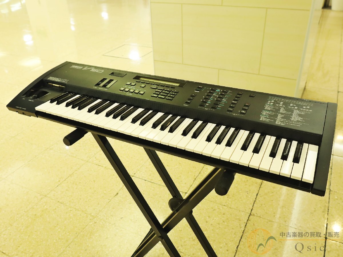 【ジャンク】[中古] YAMAHA V50 61鍵で演奏から制作までこなす実用派シンセ [SM747]【神戸店在庫】