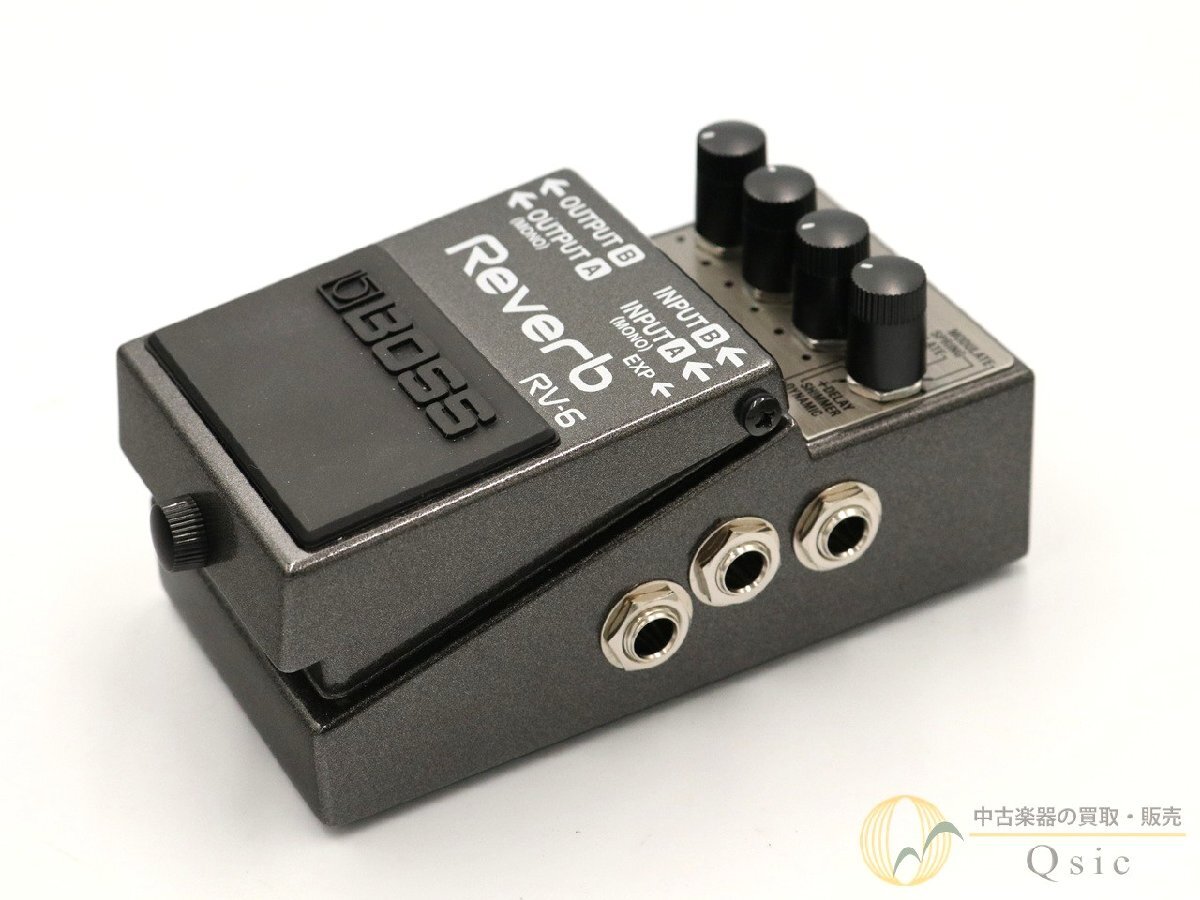 [極美品] BOSS RV-6 澄み渡る響きと透明感溢れるリバーブ 8種のモードを搭載 [SM279]【神戸店在庫】