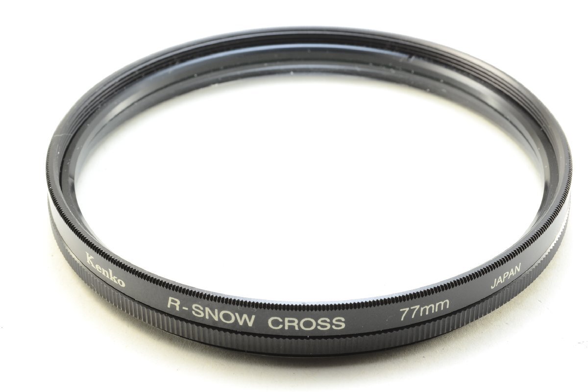 【美品】Kenko R-SNOW CROSS 77mm クロスフィルター #5112