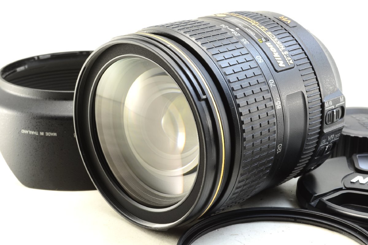 【美品】Nikon ニコン AF-S NIKKOR 24-120mm F4G ED VR ナノクリ / フード付 #5130