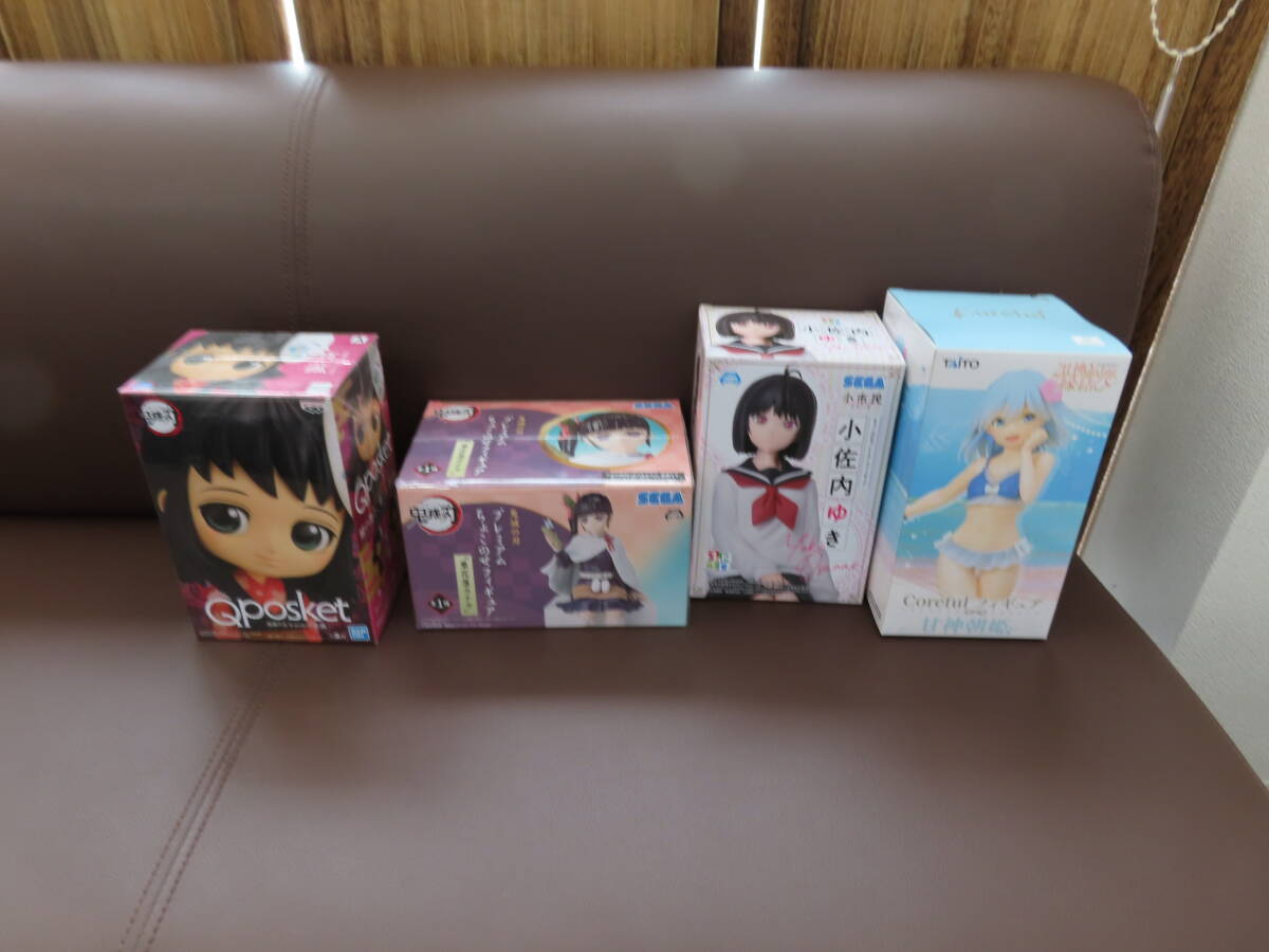 新品未開封 フィギュア 4点まとめ 色々 鬼滅の刃 カナヲ 真菰 小市民 小佐内ゆき 甘神さんちの縁結び 甘神朝姫 激安1円スタート