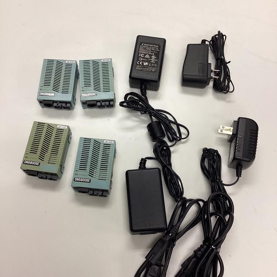 【4個セット】大電 10/100BASE-TX/FXメディアコンバータ DN5800SE
