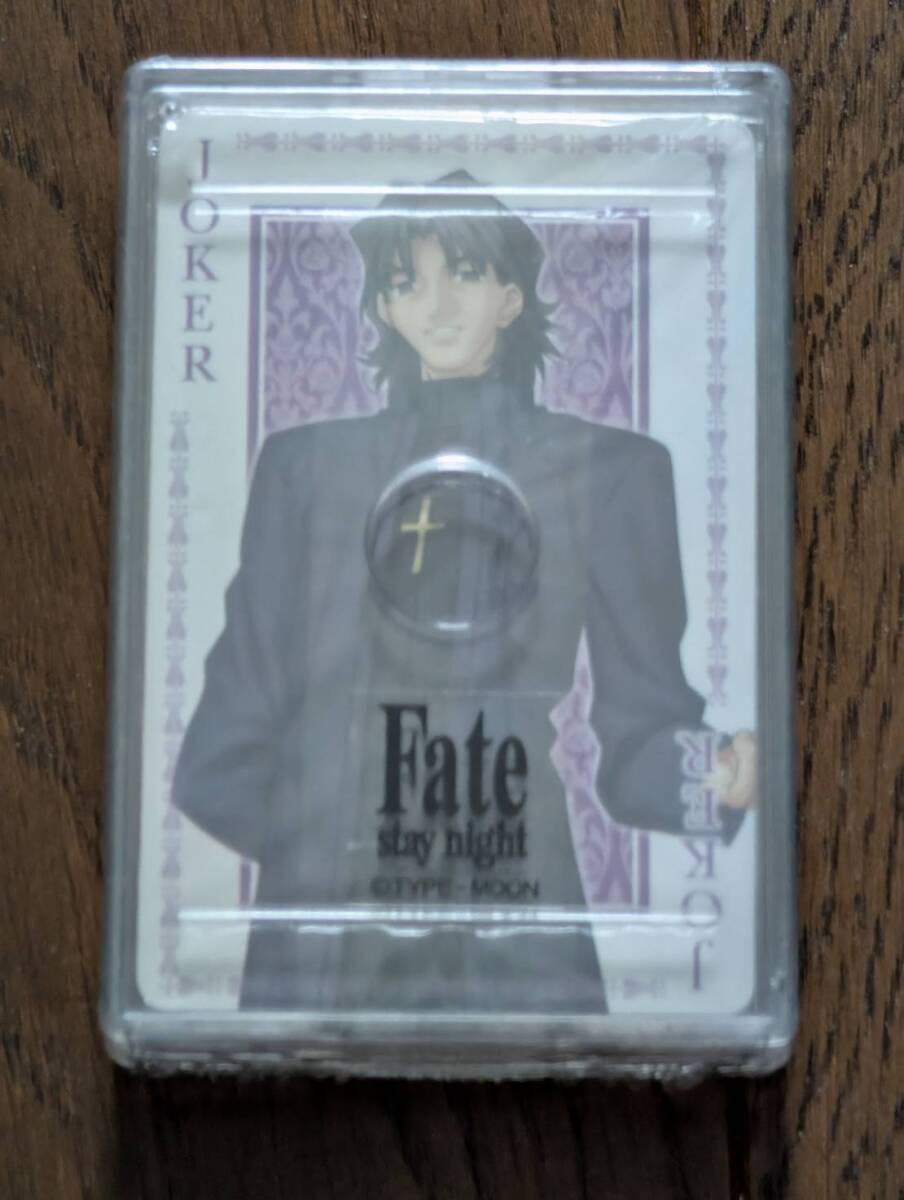 ★新品・シュリンク未開封★ Fate/stay night キャラクター トランプ プラスチックケース入り 言峰綺礼 セイバー JOKER タイプムーン