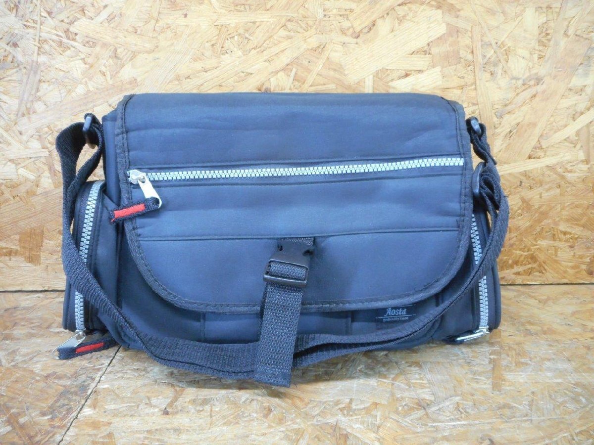 ◎Kenko・AOSTA デジタルカメラ ムービー用バッグ カメラ用ソフトケース/カメラバッグ 三脚収納付き 訳あり◎H855