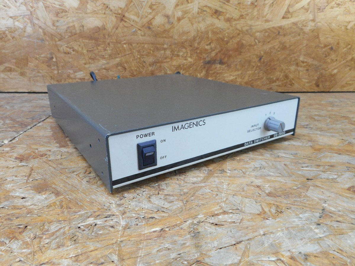 ◎【通電のみ確認】IMAGENICS DS-260D DATA SWITCHER　3入力1出力 アナログRGBスイッチャー 現状品◎Z-3783