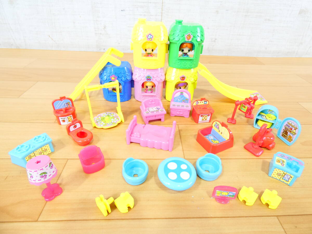 (S)◎ジャンク トミー キャラクタードール こえだちゃん ドールハウスセット かさなるおうち/家具/小物/人形など まとめて ＠60(7)