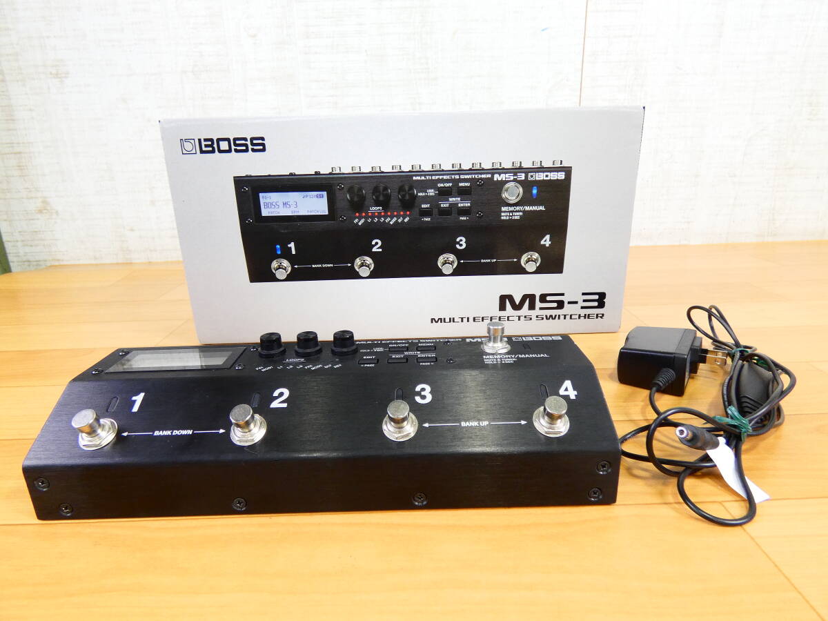 【USED!BOSS マルチエフェクトスイッチャー MS-3★ボス/Multi Effects Switcher/箱付き＠80（7）】