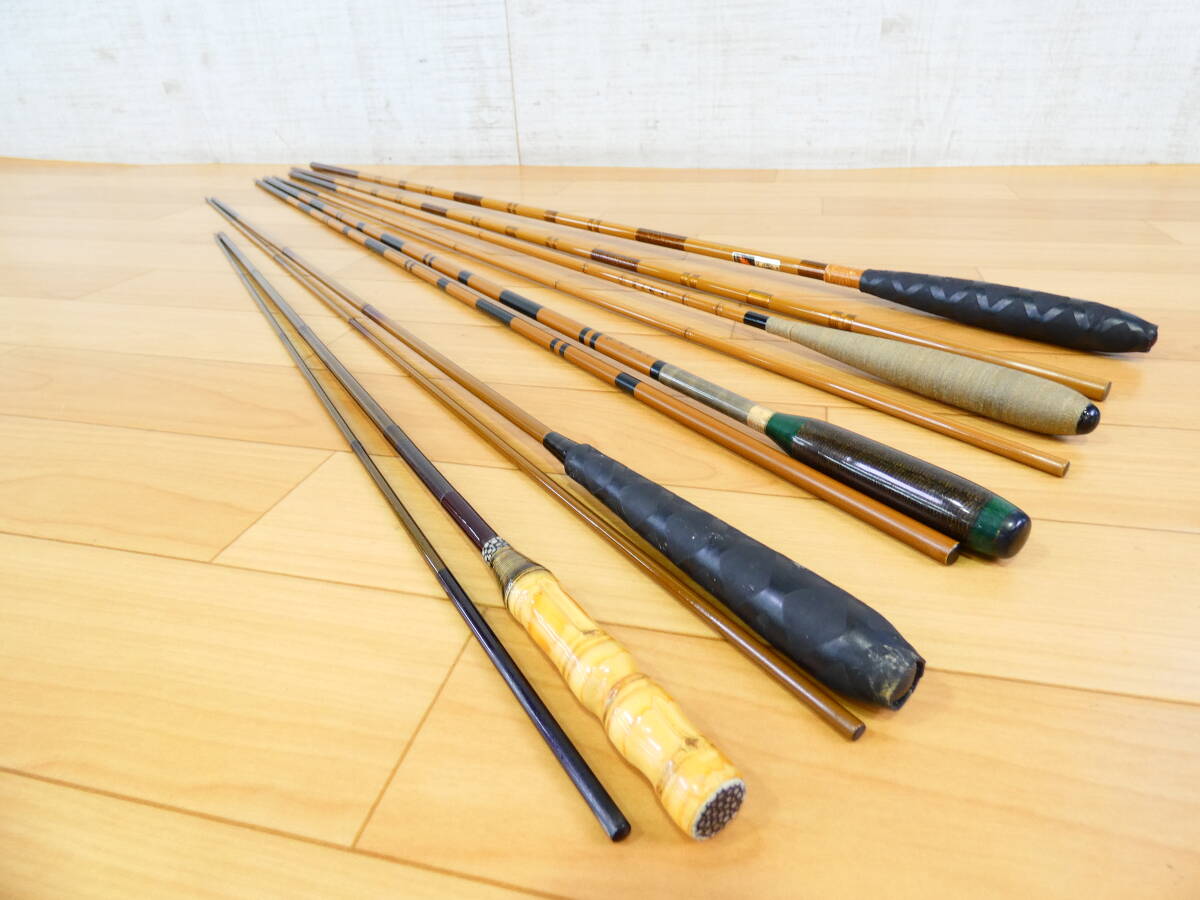 【USED!Daiwaなど ヘラブナ竿５セットまとめ★陽舟/旋めぐる 剣鋒/NFT 翔ヘラ/伝入斎/紫連峰 ※現状品＠120（7）】
