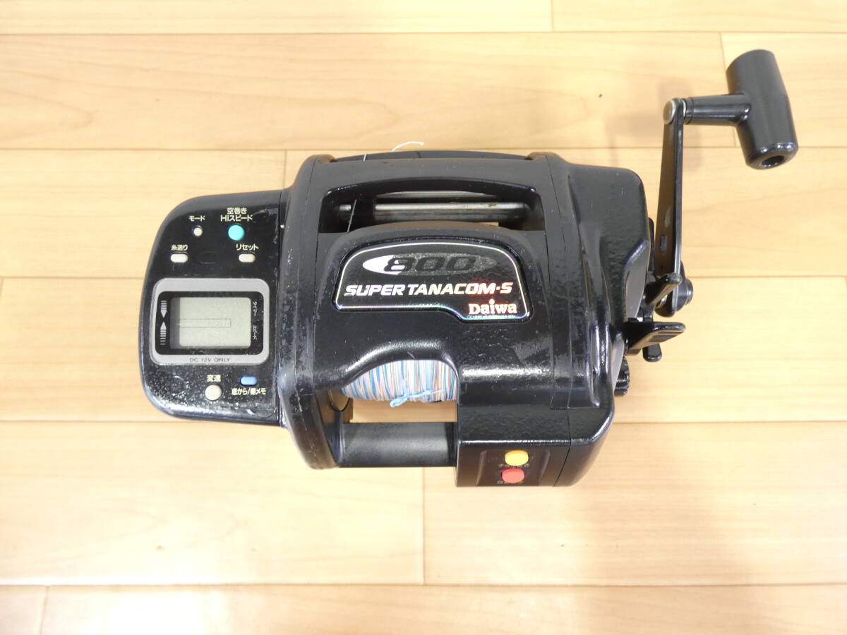 【ジャンク!Daiwa 電動リール Super Tanacom-S 800★ダイワ/スーパータナコン/電源コード欠品＠80（7）】