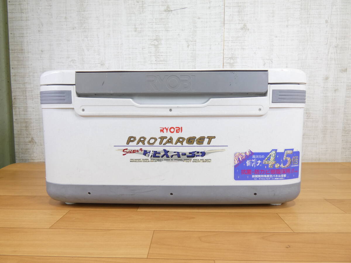 【USED!Ryobi クーラーボックス PROTARGET Super Hexa-35★リョービ/ヘキサ/状態考慮＠140】