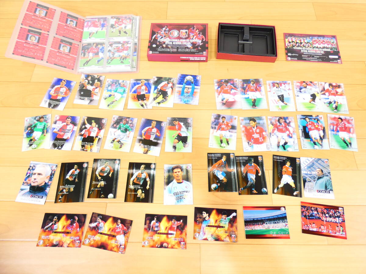 ◎サッカーグッズ Ｊリーグ トレーディングカード 浦和レッズ カード(大量)＆カードアルバムセット まとめて ＠送料600円(7)