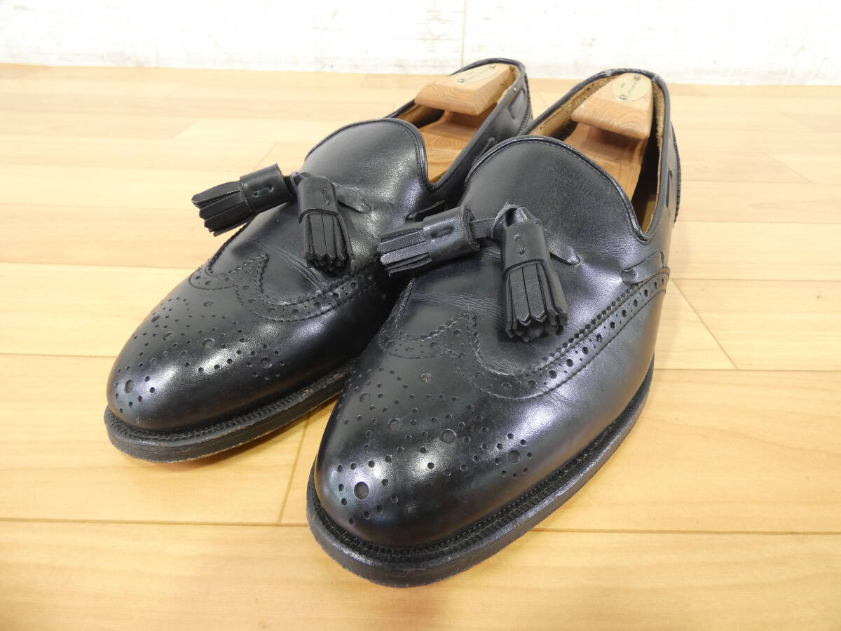 中古品【REGAL】2247 EAST COAST COLLECTION タッセルローファー★サイズ：25 1/2B リーガル/キルト/ブラック/定番/アメトラ@80