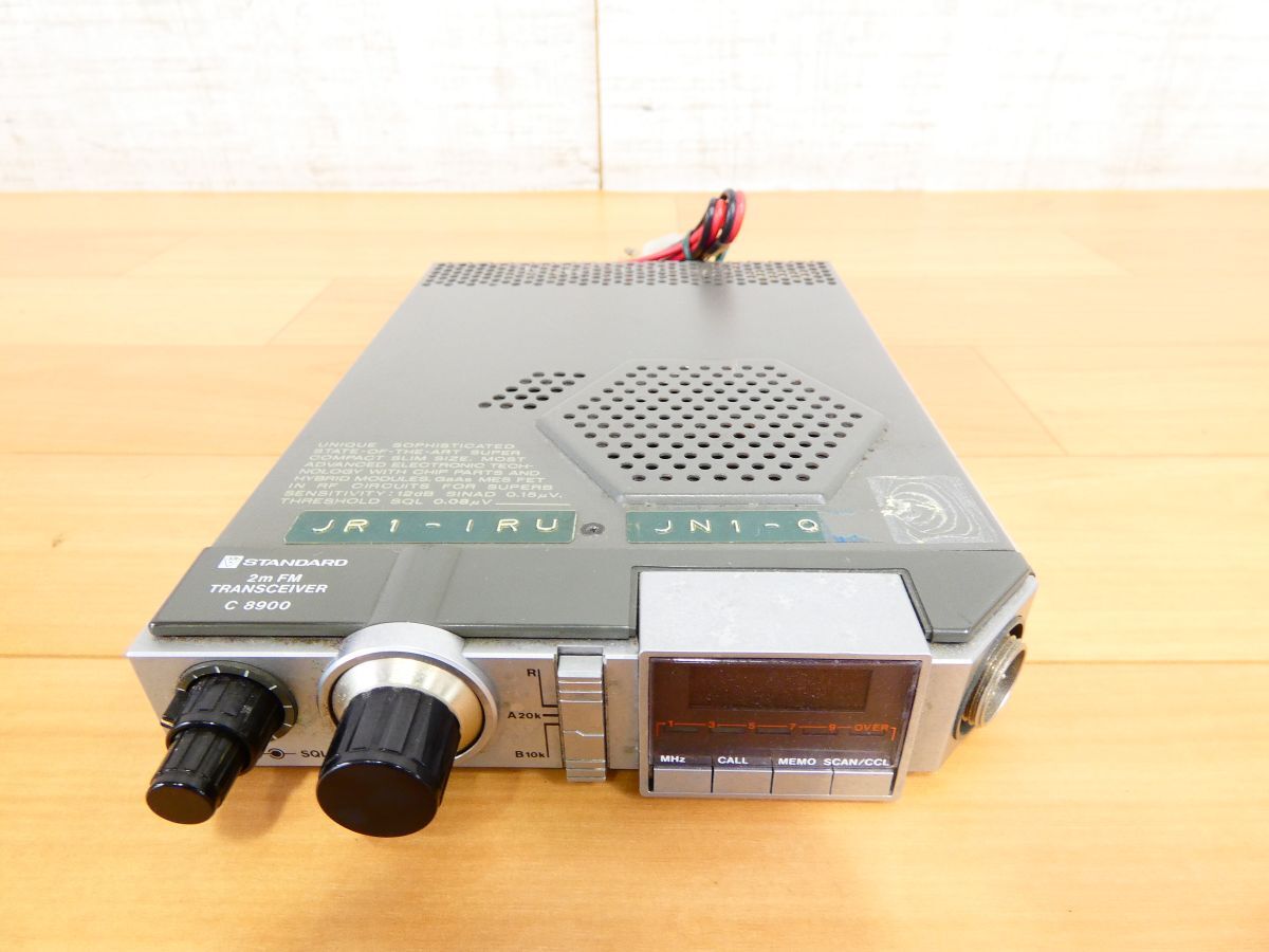 (Tk-6) STANDARD スタンダード C8900 2m FM トランシーバー アマチュア無線 ※ジャンク ＠60(7)