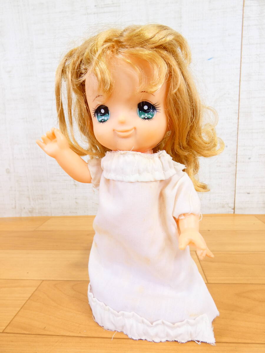 (S)◎ジャンク 当時もの バンダイ 女の子人形/着せ替え人形 レディ・ジョージィ ソフビドール 全高約25cm 1983年 いがらしゆみこ ＠60(7)