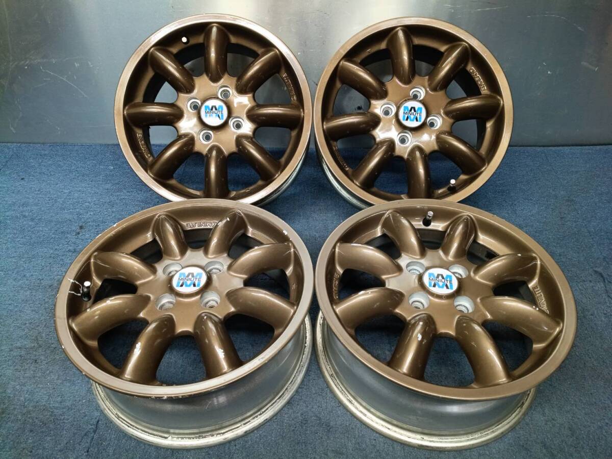 ★希少品★塗装品★ MINI LITE 15×6J +43 4H-100 4本セット