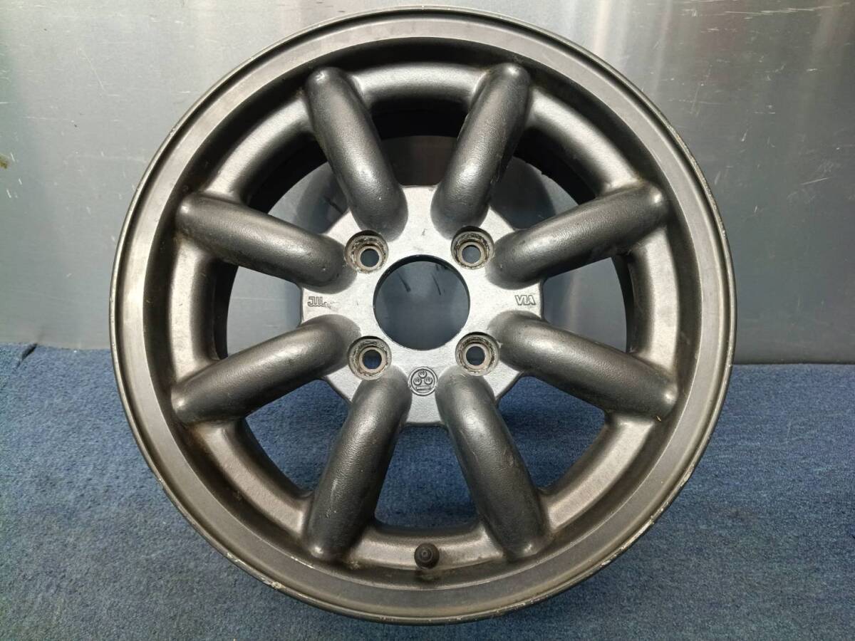 ★希少品★ ワタナベ 14×6J +40(手計測) 4H-100 1本 旧車等