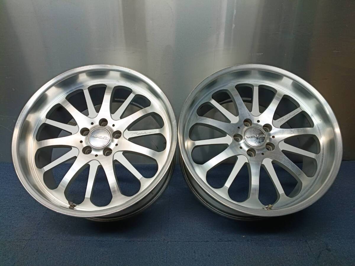 ★希少品★深リム★ WALD Portofino 20×10J +38 5H-120 2本セット LS40系・40系アルファード・ヴェルファイア等