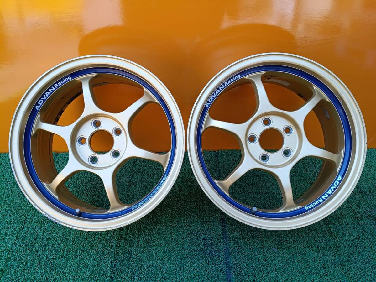 ★希少品★軽量★ ヨコハマADVAN RACING 16×7J +47 5H-100 2本セット インプレッサ・86・BRZ等