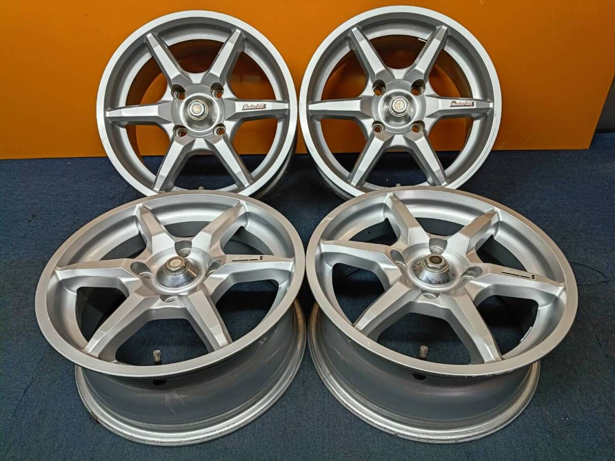 ★希少品★ OCTOPUS 15×6.5J +38 4H-114.3 4本セット 旧車等