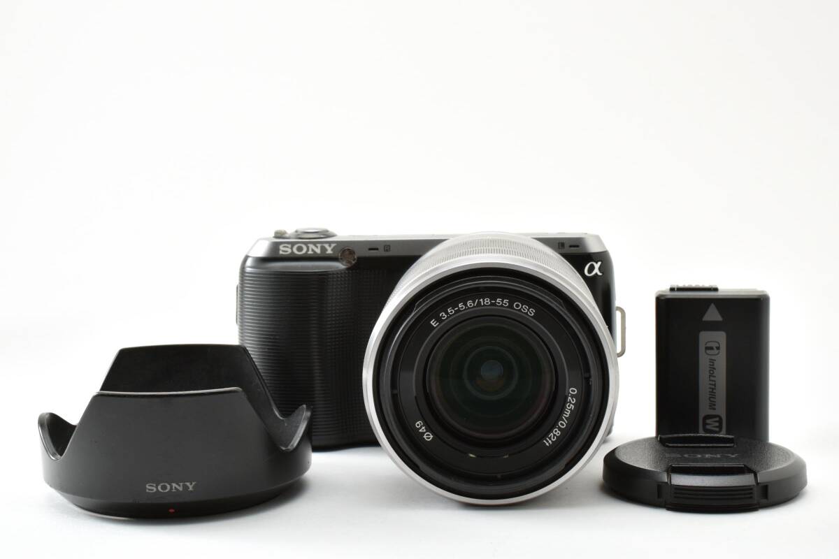 ★良品 基本動作確認済★ SONY ソニー NEX-C3　ブラックボディ レンズキット