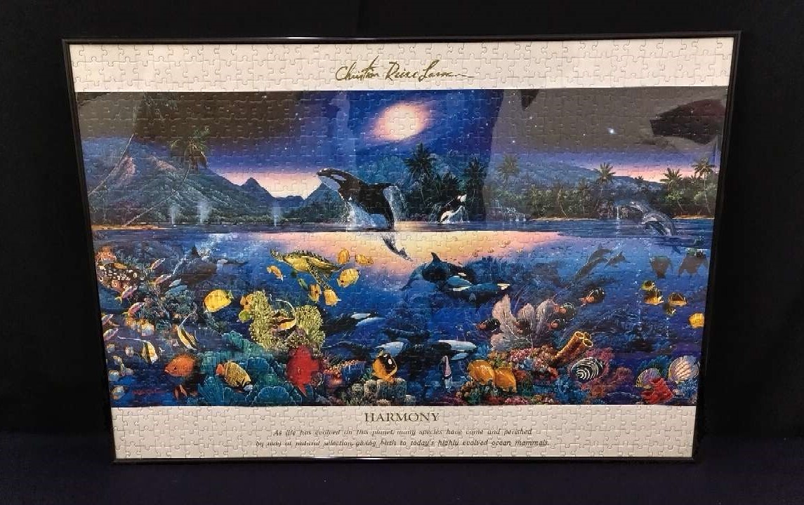 1円～☆ Christian Riese Lassen クリスチャン・リース・ラッセン「HARMONY(ハーモニー)」ジグソーパズル 1000ピース 完成品 140