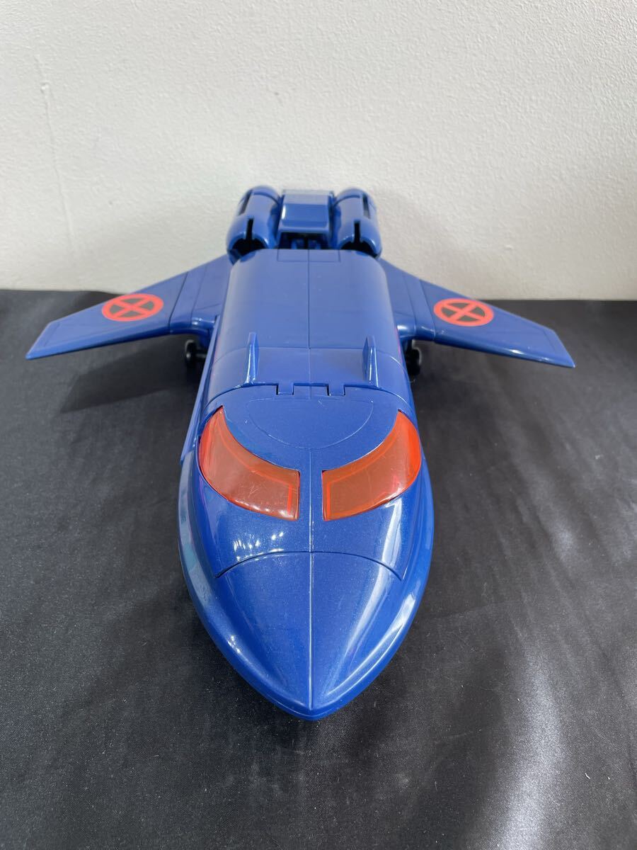 100 8.14.16 隣　部品取り 当時物玩具　No.3 TOY BIZ, INC. C) 1994. X-Men Blackbird Jet Mobile Air Command