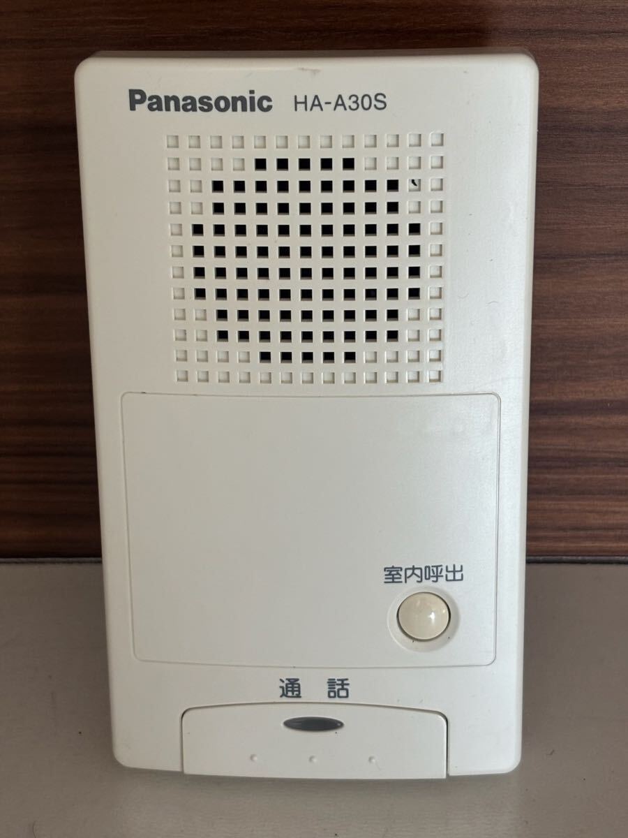 プラス　7.14 Panasonic玄関テレビホン 増設インターホンBE HA-A30S-W 未確認ジャンク　お43