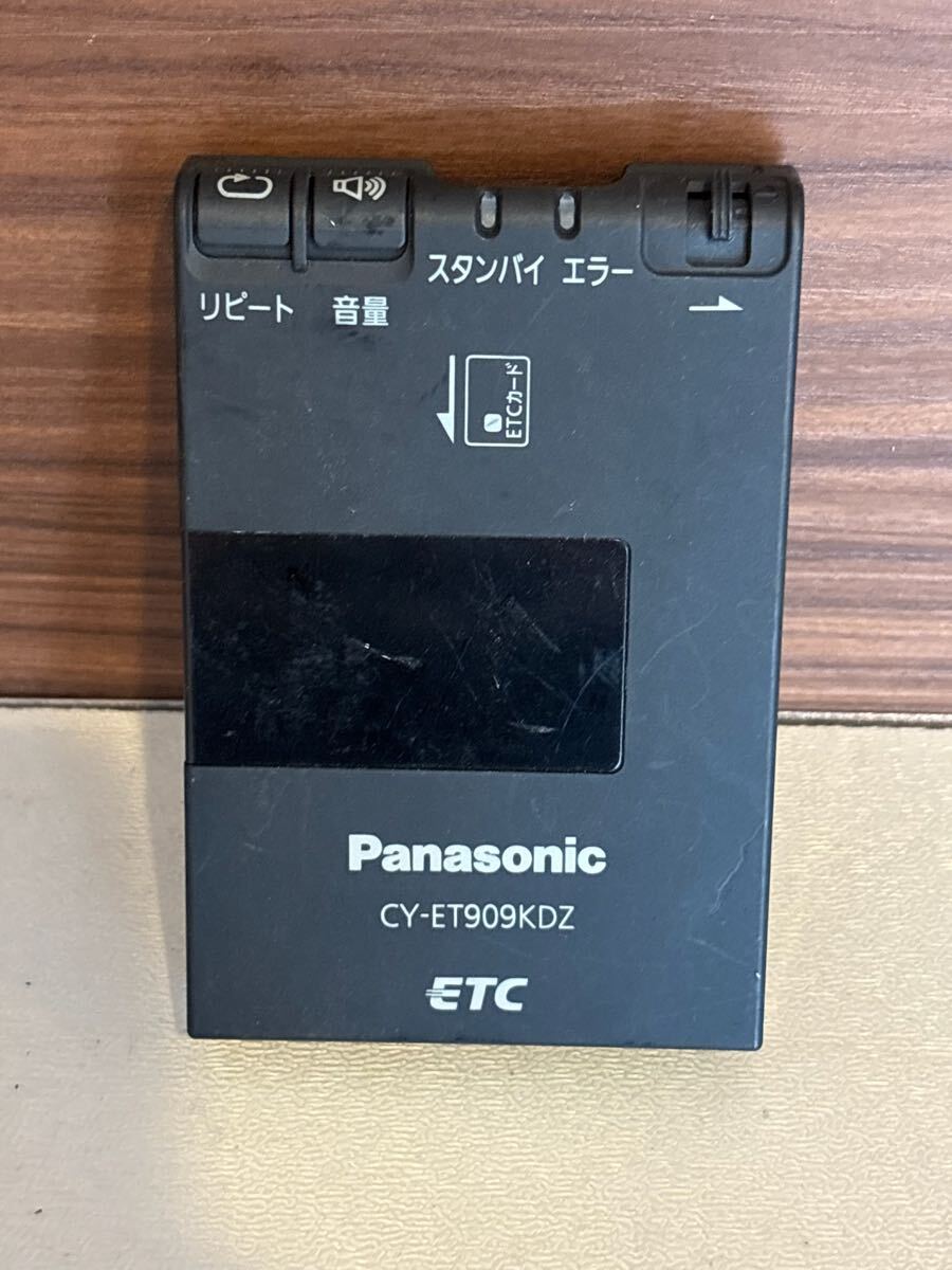 パケットミニ　7.21.28 お49 Panasonic ETC車載器 CY-ET909KDZ 未確認ジャンク