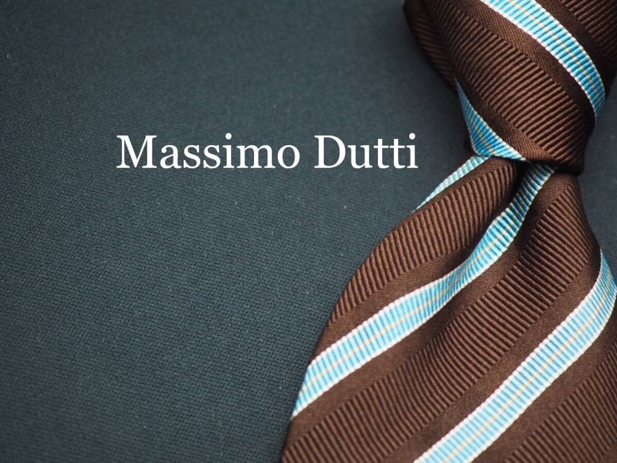 美品【Massimo Dutti マッシモドッティ】 J 2638 SILK ブランド ネクタイ 古着 良品 転売 仕入